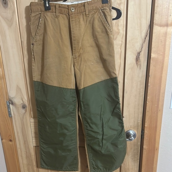 Vintage 90’s Mens SafTbak Canvas Hunting pants. Brush Briar Guard - Picture 1 of 6